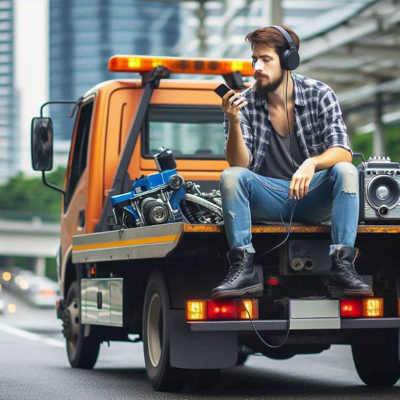 towing and music