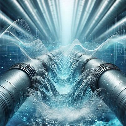 water pipes with sound patterns